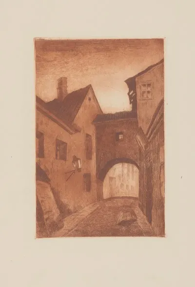 Widok Zaulka W Wilnie