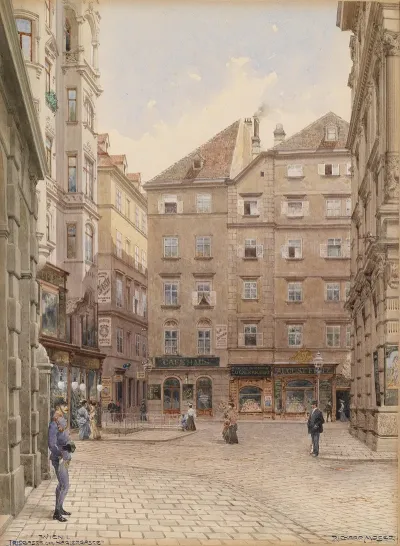 Wien Irisgasse Gegen Naglergasse