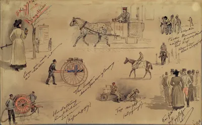 Wiener Typen 1883 Skizzen Von Der Ringstrase