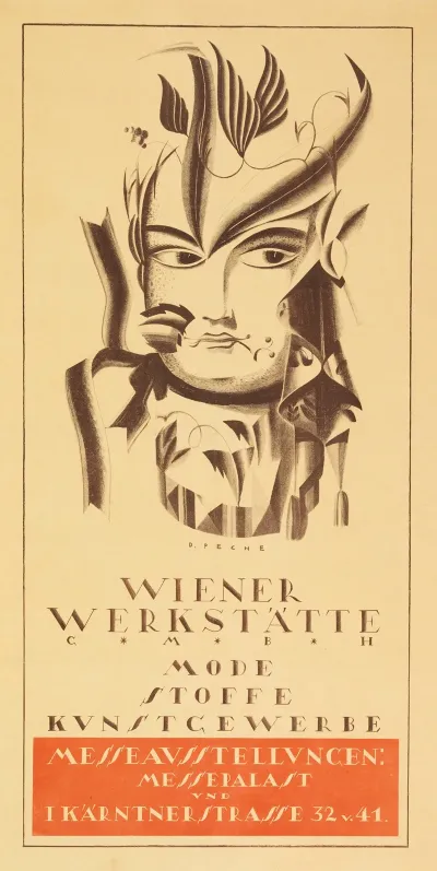 Wiener Werkstatte Mode Stoffe Kunstgewerbe Messaustellungen