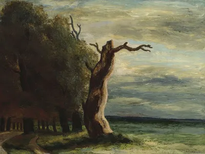 Wilanow Landscape Dry Tree