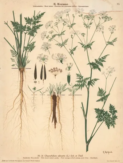 Wild Chervil Beaked Parsley