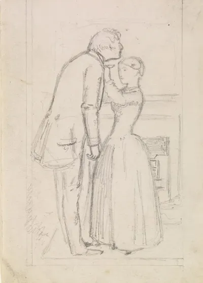 Wilkie Collinss Mr Wrays Cash Box Figure Sketch