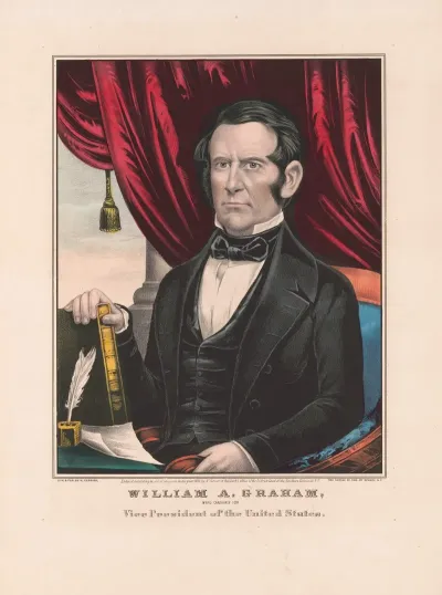 William A Graham Whig Candidate For Vice President Of The United States