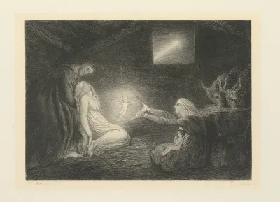 William Blake Etchings From His Works Pl 4
