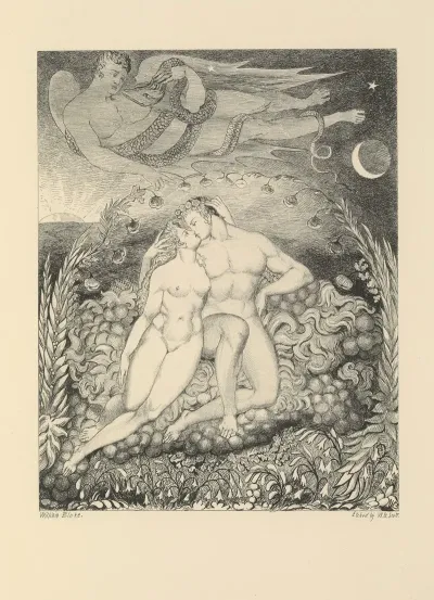 William Blake Etchings From His Works Pl 8