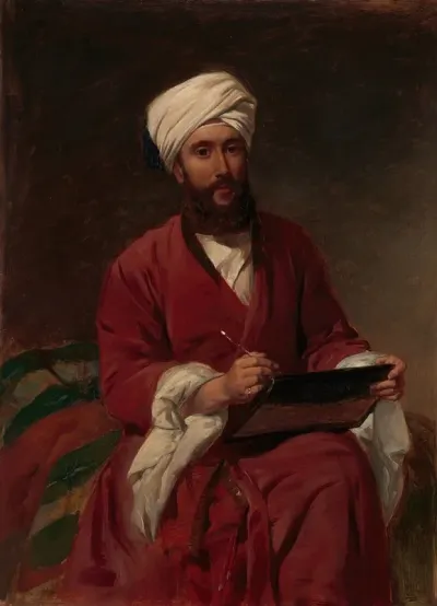 William Edward Dighton 1822 1853 In Middle Eastern Dress