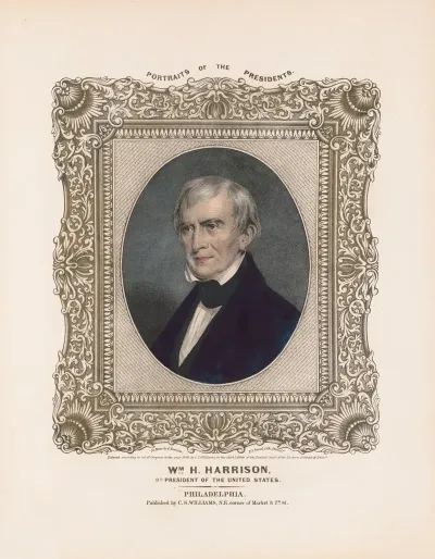 William Henry Harrison 9th President Of The United States