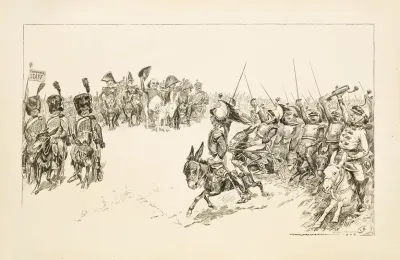 William Jennings Bryan As A General Cheered By His Army On The Field