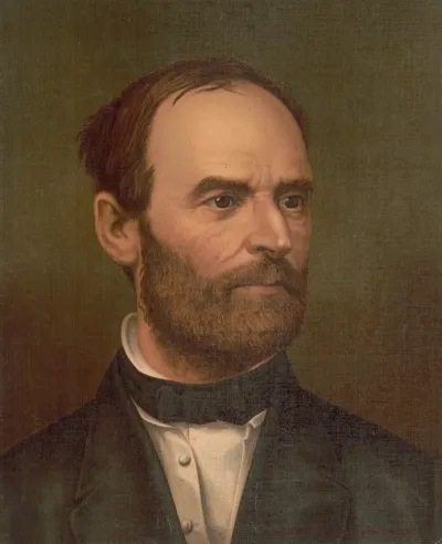 William T Sherman Bust Portrait Facing Right