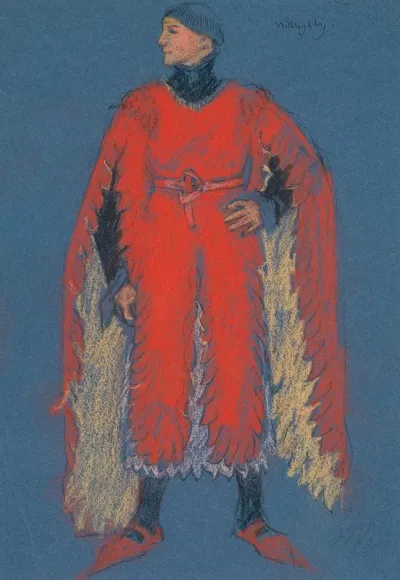 Willoughby Costume Sketch For Henry Irvings Planned Production Of King Richard Ii 2