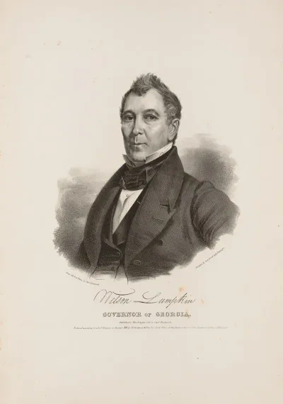 Wilson Lumpkin Governor Of Georgia