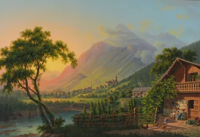 Wimmis An Der Kander Bey Thun