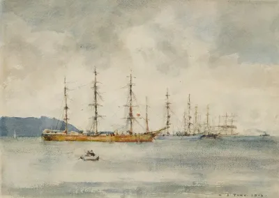 Windjammers In Falmouth Harbour