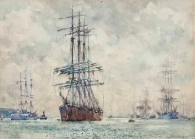 Windjammers In The Carrick Roads