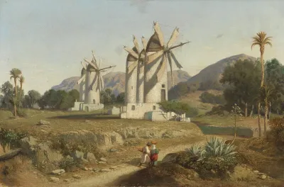 Windmills In Mallorca