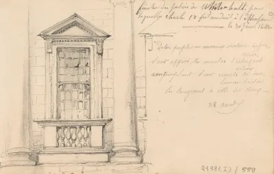 Window Of White Hall Palace Through Which Charles I Was Led To The Scaffold On 30 January 1648