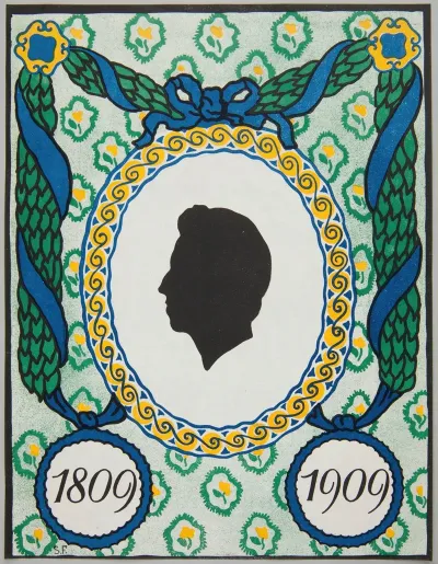 Window Sticker On The Occasion Of The 100th Anniversary Of Juliusz Slowackis Birth