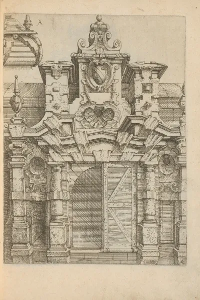 Window With Broken Pediment