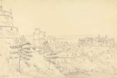 Windsor Castle From The Glacis Of The Round Tower