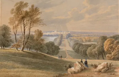 Windsor Castle From The Long Walk