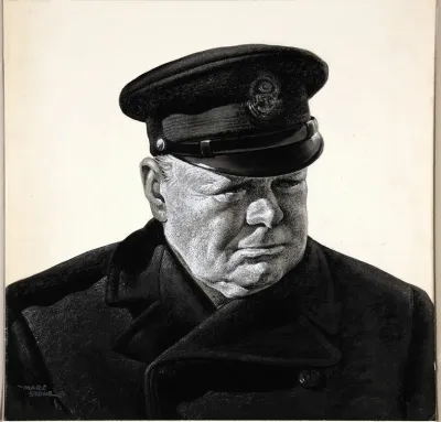 Winston Churchill In Trinity House Uniform