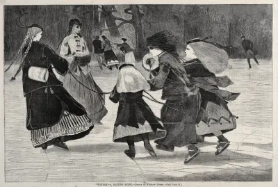 Winter A Skating Scene