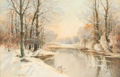 Winter At Spreewald