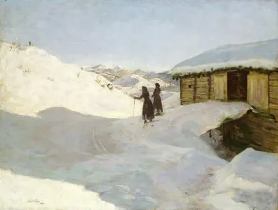 Winter At Vagsli In Telemark