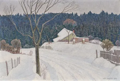 Winter Beim Kaferkreuzwaldchen