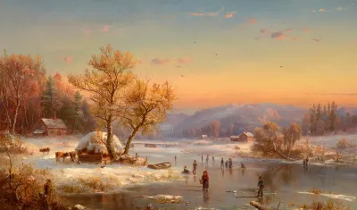 Winter Evening In The Country