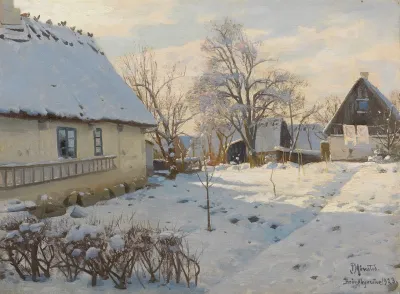 Winter In Brondbyvester In Danemark