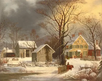 Winter In The Country A Cold Morning