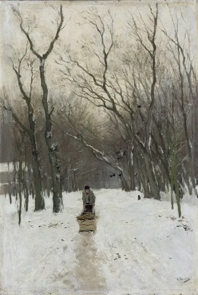 Winter In The Scheveningen Woods