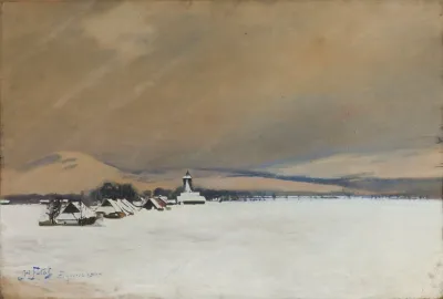 Winter Landscape From Zywiec