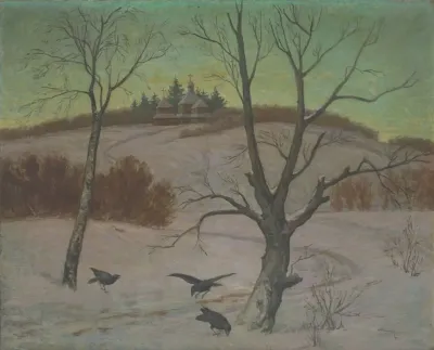 Winter Landscape With A Church