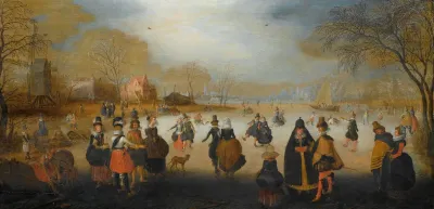 Winter Landscape With Skaters 5