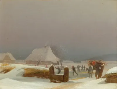 Winter Lanscape From Funen