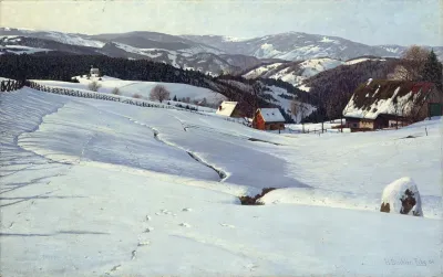 Winter Morning In The Black Forest