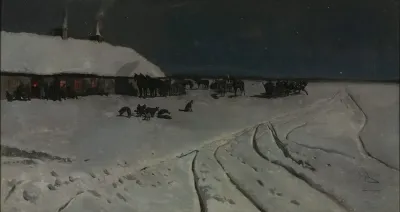 Winter Night In Ukraine