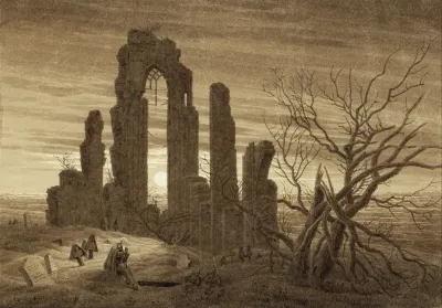 Winter Night Old Age And Death From The Times Of Day And Ages Of Man Cycle Of 1803