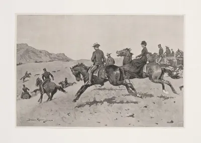 Winter Pastimes At An Armys Post In The Southwest A Run With The Hounds