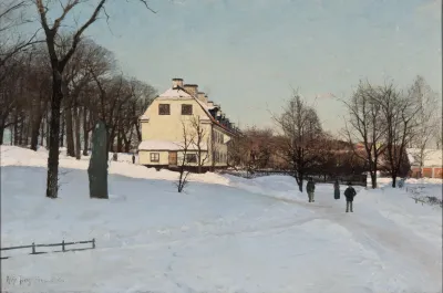 Winter Skeppsholmen Stockholm