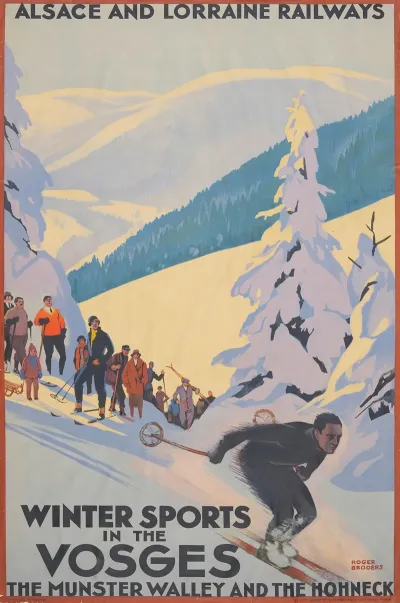 Winter Sports In The Vosges