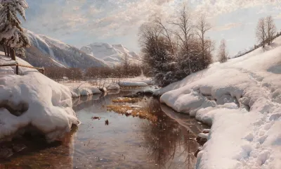 Winter Sun In Engadin