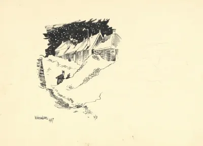 Wintergezicht Te Volendam