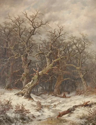 Winterlandschaft Winterwald