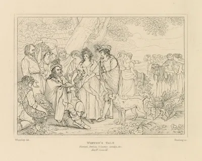 Winters Tale Florizel Perdita Polixenes Camilla C Act Iv Scene Iii