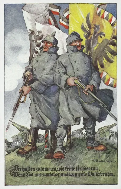 Wir Halten Zusammen Wie Treue Bruder Tun Wenn Tod Uns Umtobet Und Wenn Die Waffen Ruhn