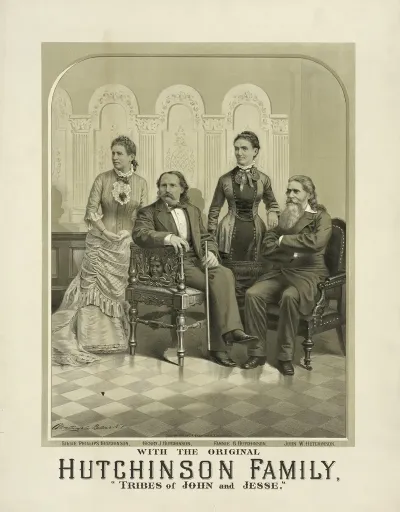 With The Original Hutchinson Family Tribes Of John And Jesse